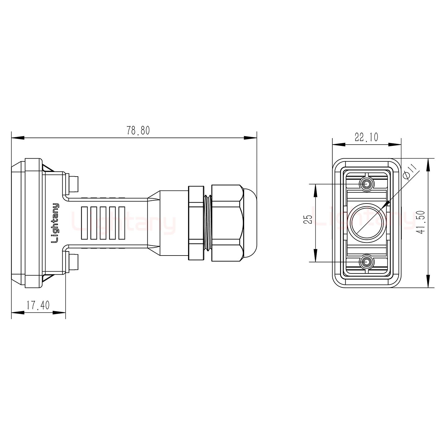 1W1公頭焊線(xiàn)+防水接頭/線(xiàn)徑5~11mm/射頻同軸50歐姆